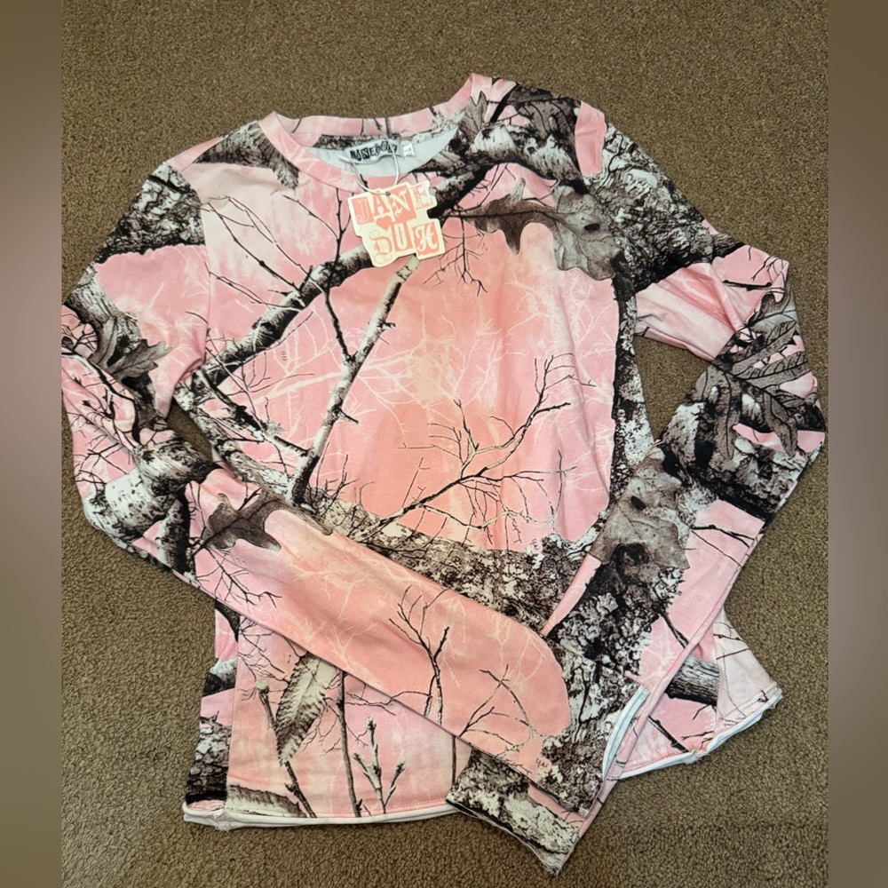 Jane Doh Cool Girl Camo Long Sleeve